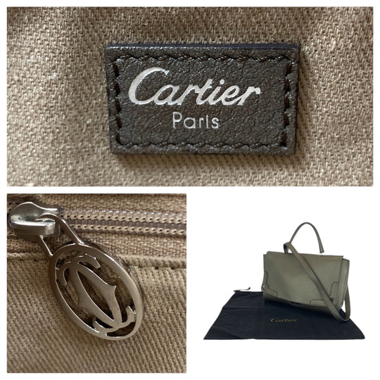 CARTIER Shoulder Bag L1001529 leather Brown Marcello de Cartier