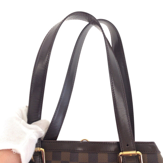 LOUIS VUITTON Tote Bag N51204 PVC Brown Damier Hamstead MM