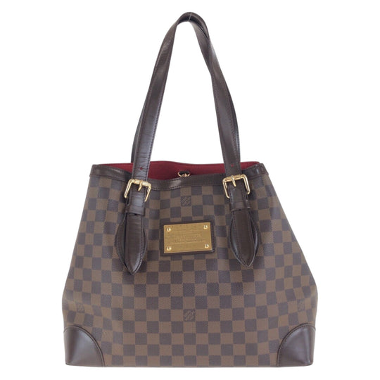 LOUIS VUITTON Tote Bag N51204 PVC Brown Damier Hamstead MM