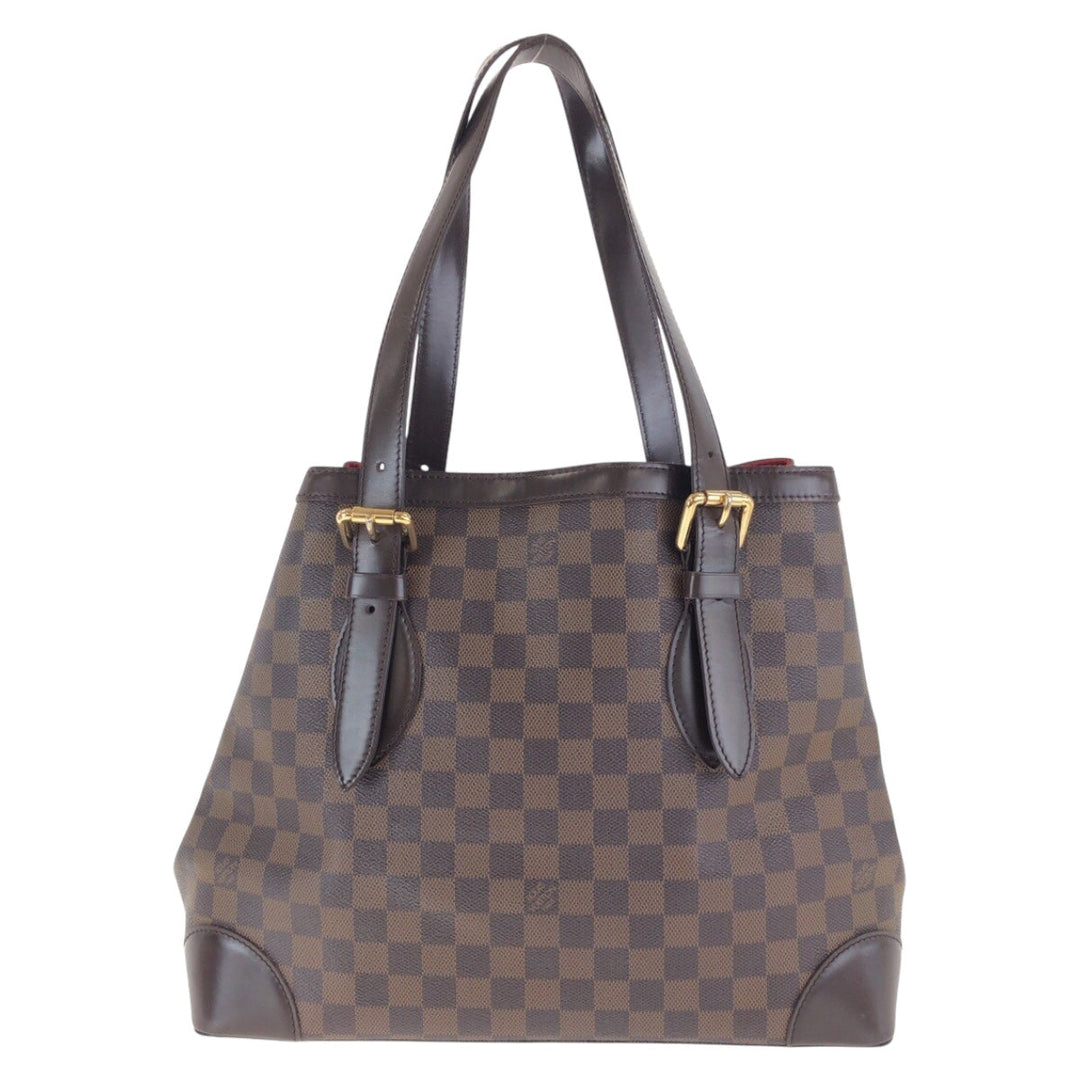 LOUIS VUITTON Tote Bag N51204 PVC Brown Damier Hamstead MM