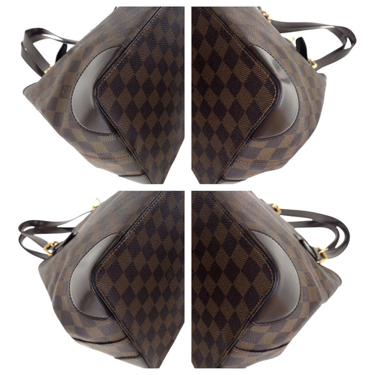 LOUIS VUITTON Tote Bag N51204 PVC Brown Damier Hamstead MM