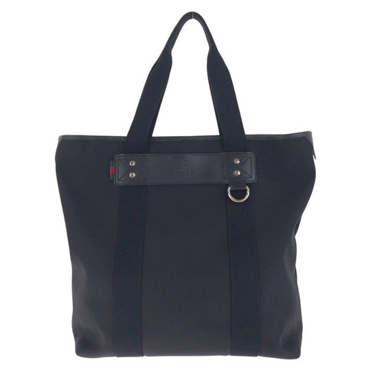 GUCCI Tote Bag 268175 canvas black Sherry line parana