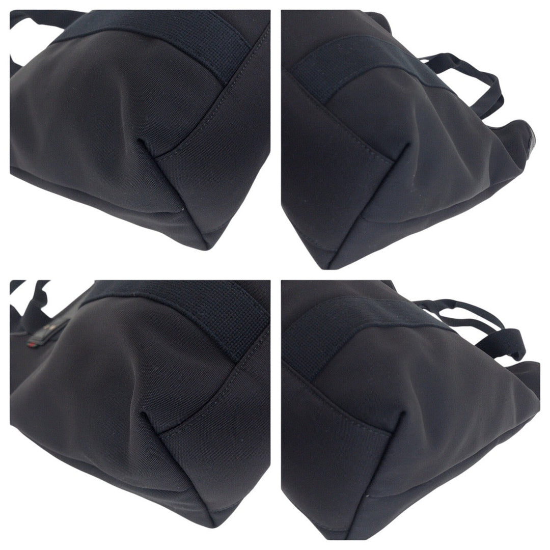 GUCCI Tote Bag 268175 canvas black Sherry line parana