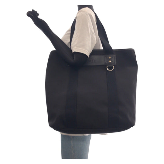 GUCCI Tote Bag 268175 canvas black Sherry line parana