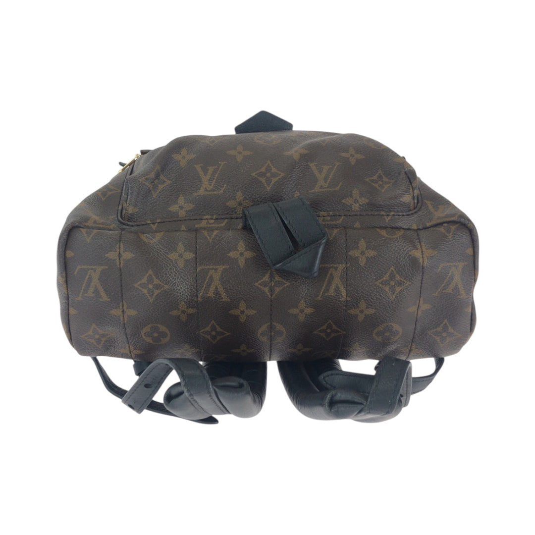 LOUIS VUITTON Backpack M41561 PVC Brown Monogram Macasa Palm Springs Backpack MM