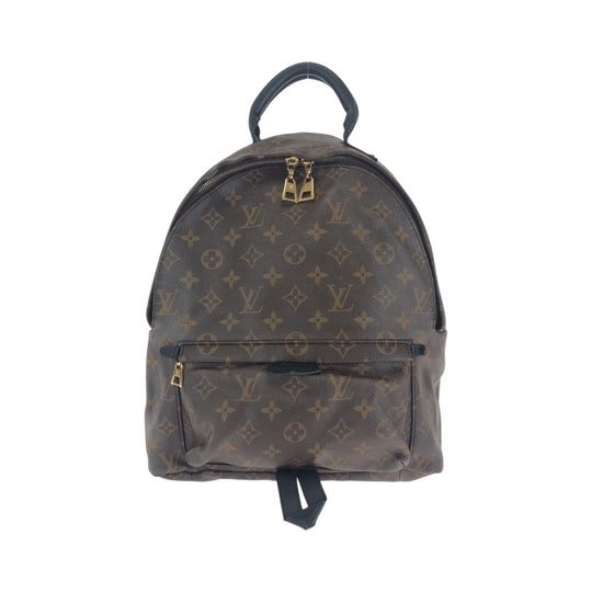LOUIS VUITTON Backpack M41561 PVC Brown Monogram Macasa Palm Springs Backpack MM