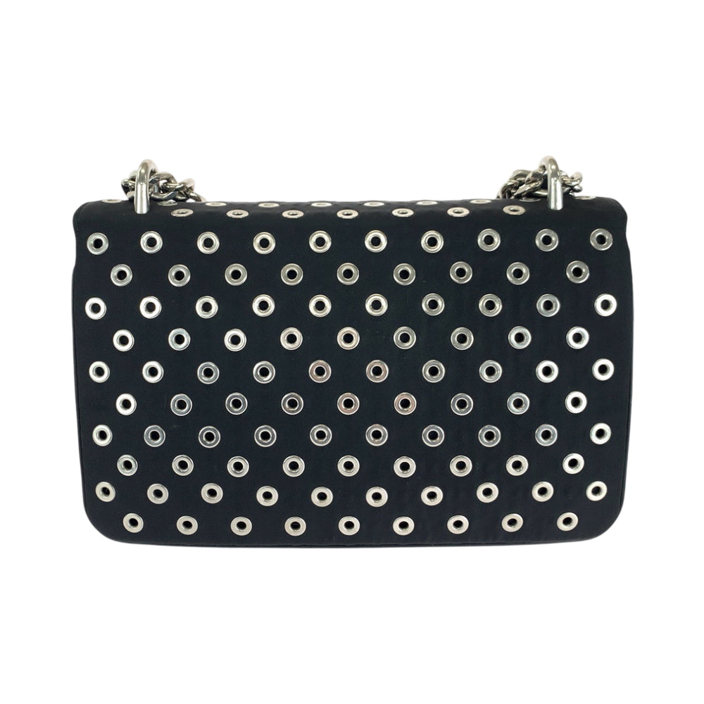 PRADA Shoulder Bag 1BD010 Nylon black Test Triangle With logo grommet