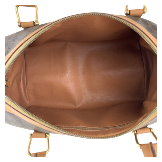 CELINE Handbag M14 PVC Brown Macadam