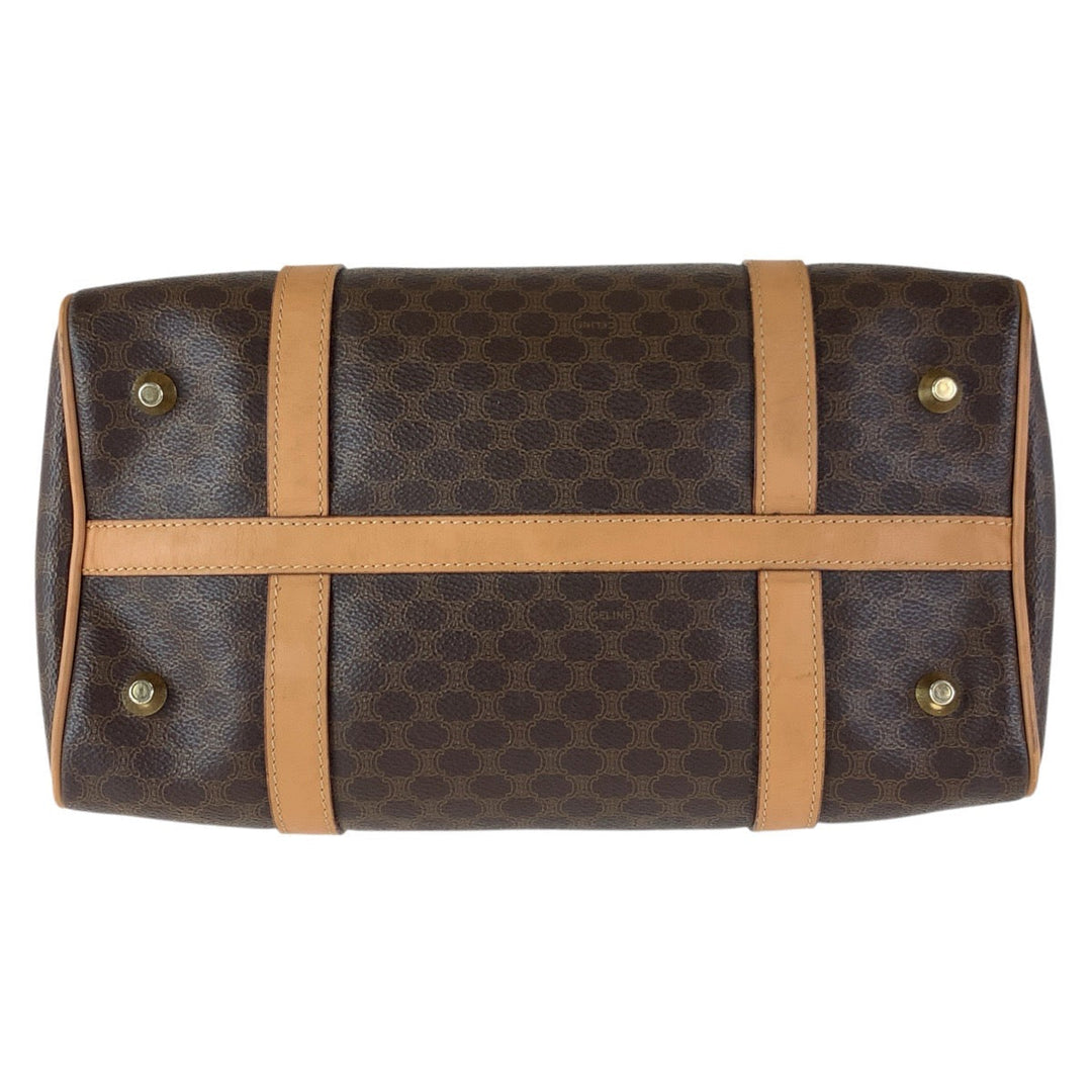 CELINE Handbag M14 PVC Brown Macadam