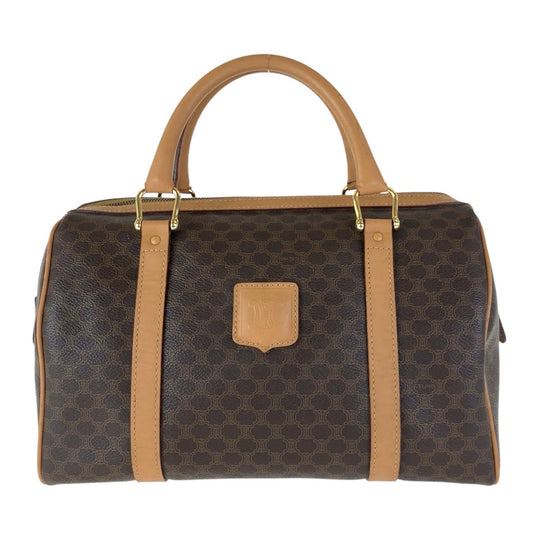 CELINE Handbag M14 PVC Brown Macadam