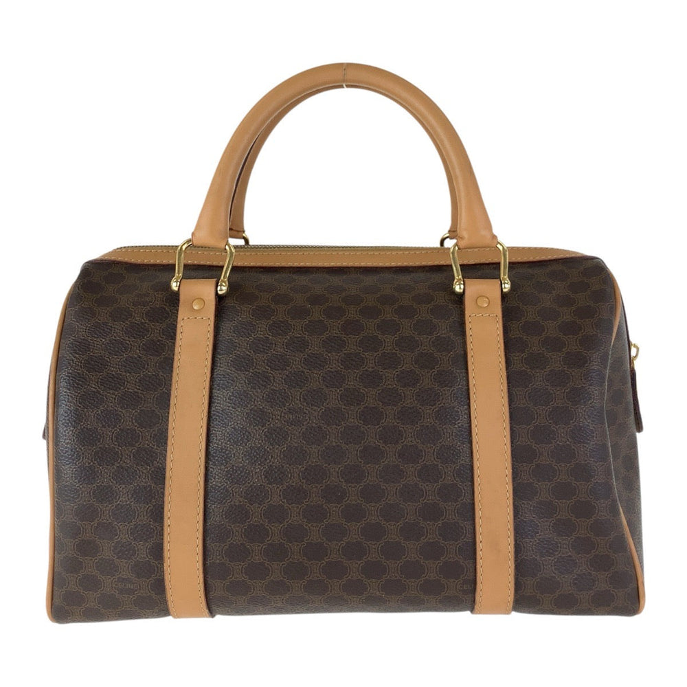 CELINE Handbag M14 PVC Brown Macadam