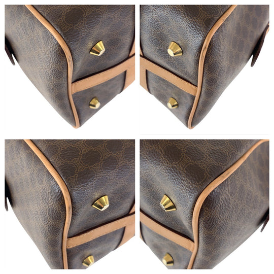 CELINE Handbag M14 PVC Brown Macadam