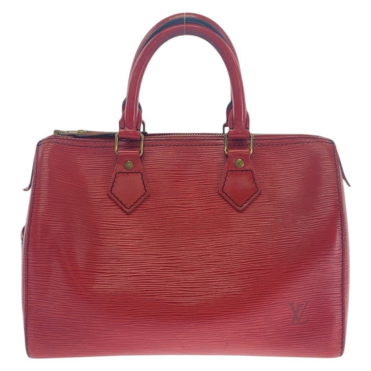 LOUIS VUITTON Handbag M59237 Epi Leather Red GoldMetal Handbags Mini Boston Duffel bag Epi Speedy 25 Women Used Authentic