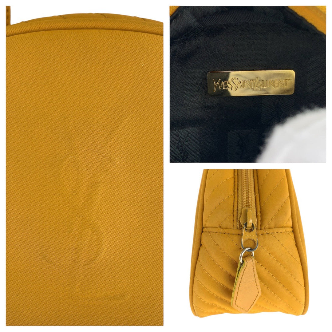 Yves Saint Laurent Handbag Nylon yellow YSL