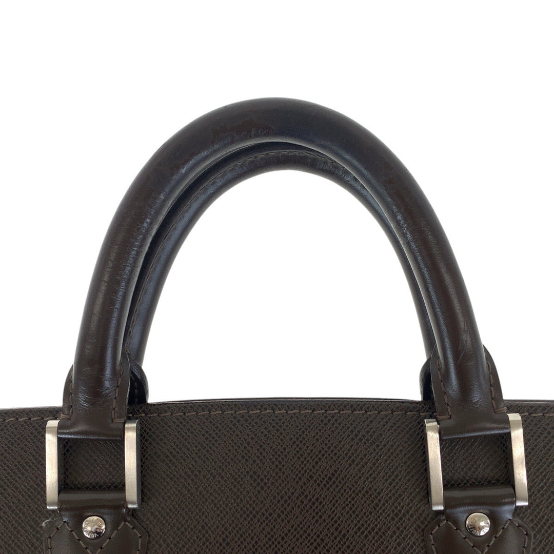 LOUIS VUITTON Business bag M30052 leather Brown Taiga Porto Documan Rozan
