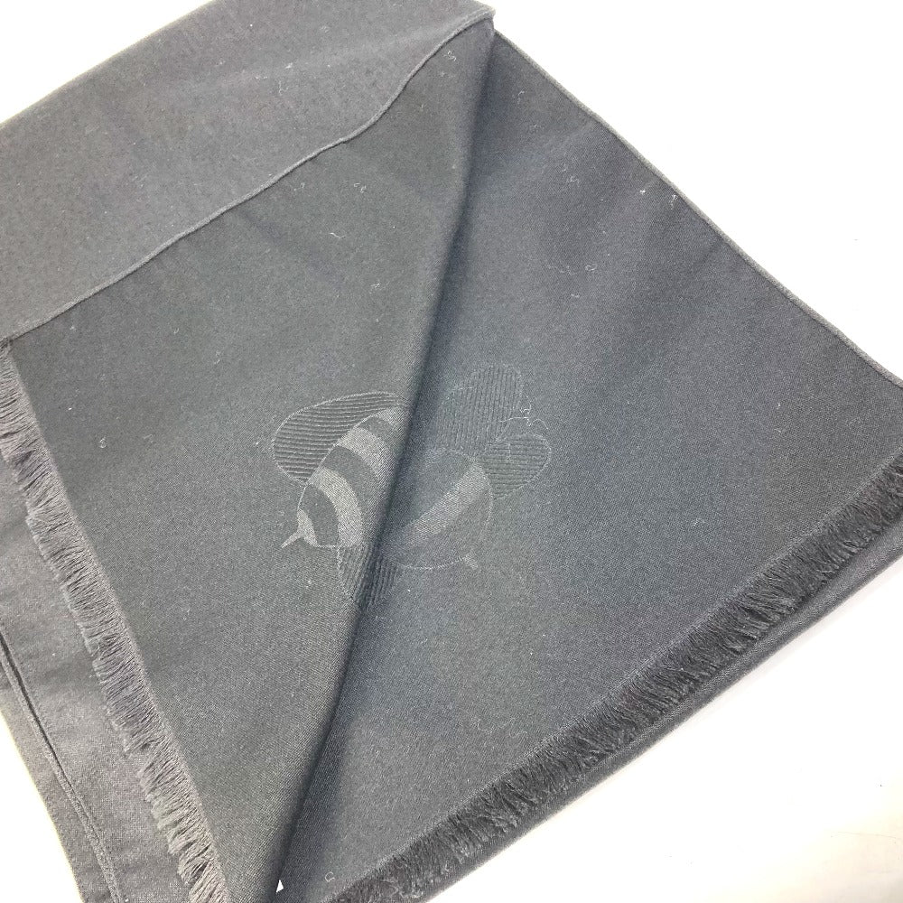Dior Scarf Wool, Silk black KAWS collaboration KAWS BEE design bee Women Used Authentic