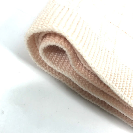 Dior Scarf wool pink Canage Women Used Authentic