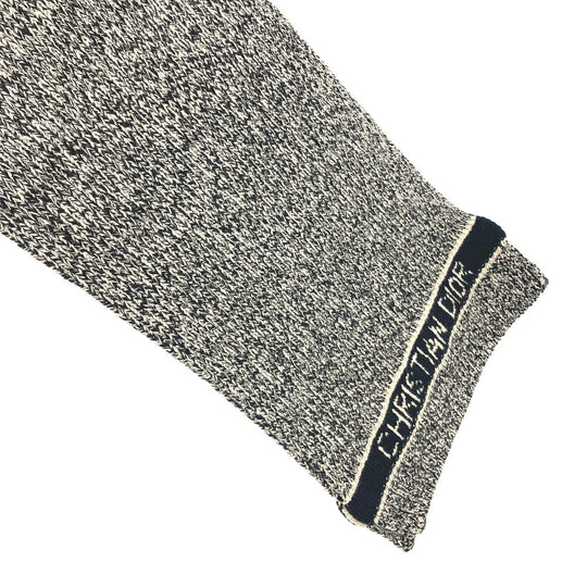 Dior Scarf 25DWI214S007 Wool / cashmere black logo Women(Unisex) Used Authentic