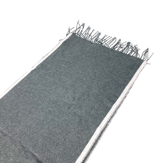 Dior Scarf 93E0015DH001 silk gray CD logo Women Used Authentic