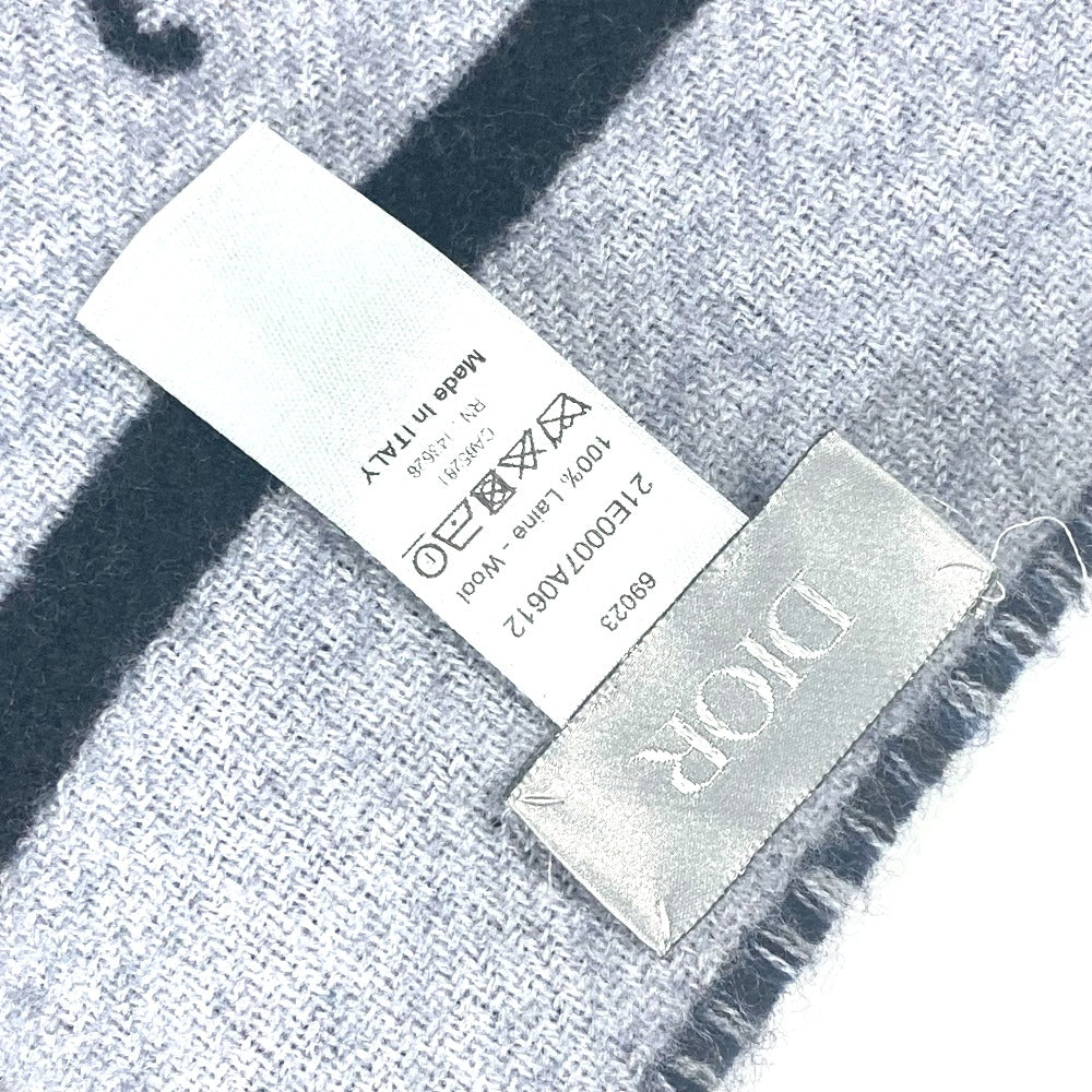 Dior Scarf 21E0007A0612 wool Navy By color Atelier ATELIER mens Used Authentic