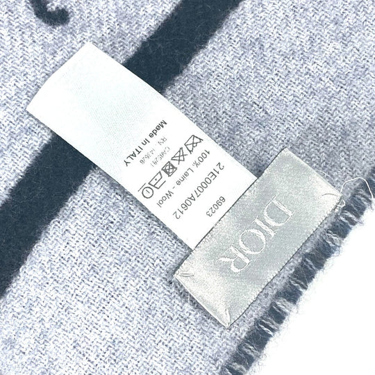 Dior Scarf 21E0007A0612 wool Navy By color Atelier ATELIER mens Used Authentic