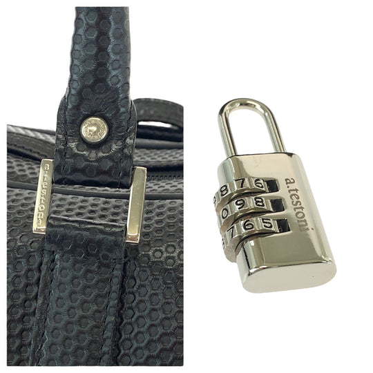Serapian Shoulder Bag leather black