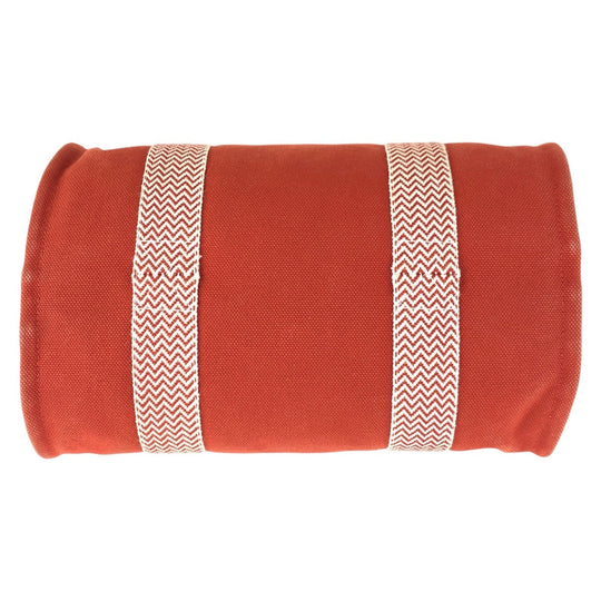 HERMES Tote Bag canvas Orange Cannes PM