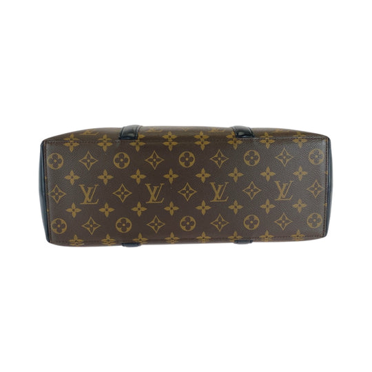 LOUIS VUITTON Tote Bag M45734 PVC Brown Black Black Metal Tote Bag Business bag Monogram Macasa Weekend PM mens(Unisex) Used Authentic