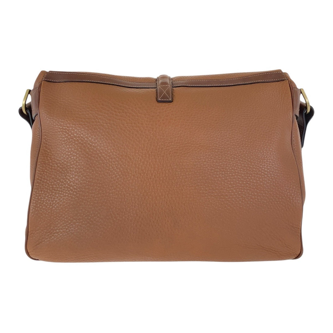 MULBERRY Shoulder Bag leather Brown Gold Metal Crossbody Shoulder Bag Women(Unisex) Used Authentic