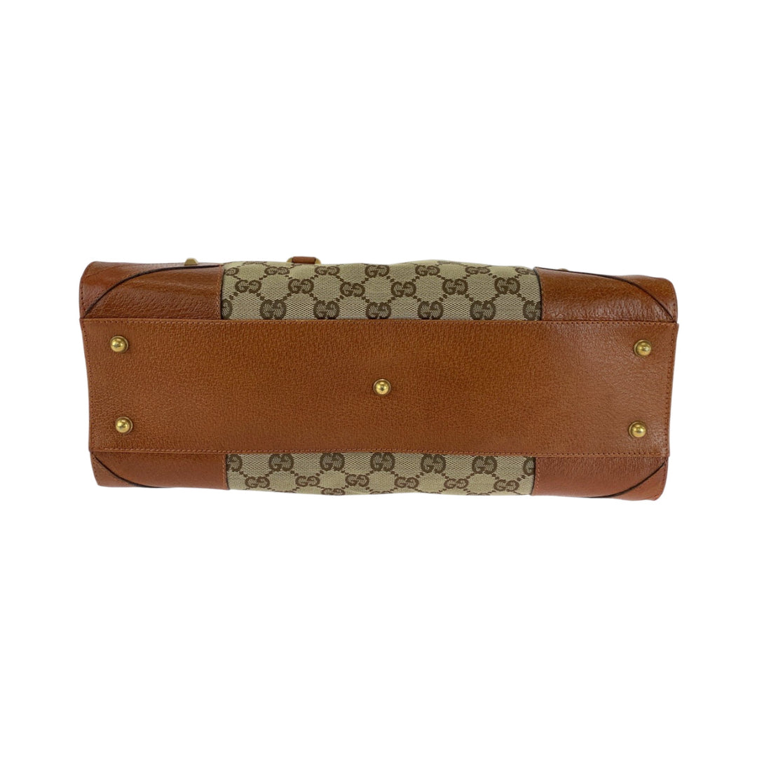 GUCCI Tote Bag 120897 GG canvas beige