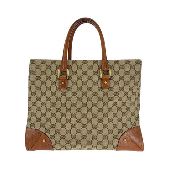 GUCCI Tote Bag 120897 GG canvas beige