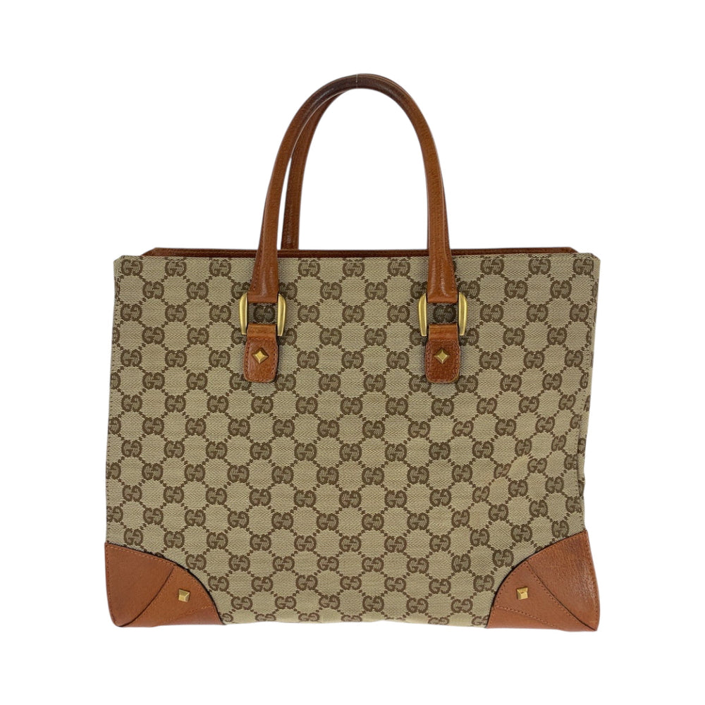 GUCCI Tote Bag 120897 GG canvas beige