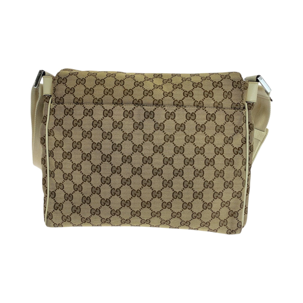 GUCCI Shoulder Bag 146236 GG canvas Beige Ivory SilverMetal Shoulder Bag Messenger bag Women(Unisex) Used Authentic