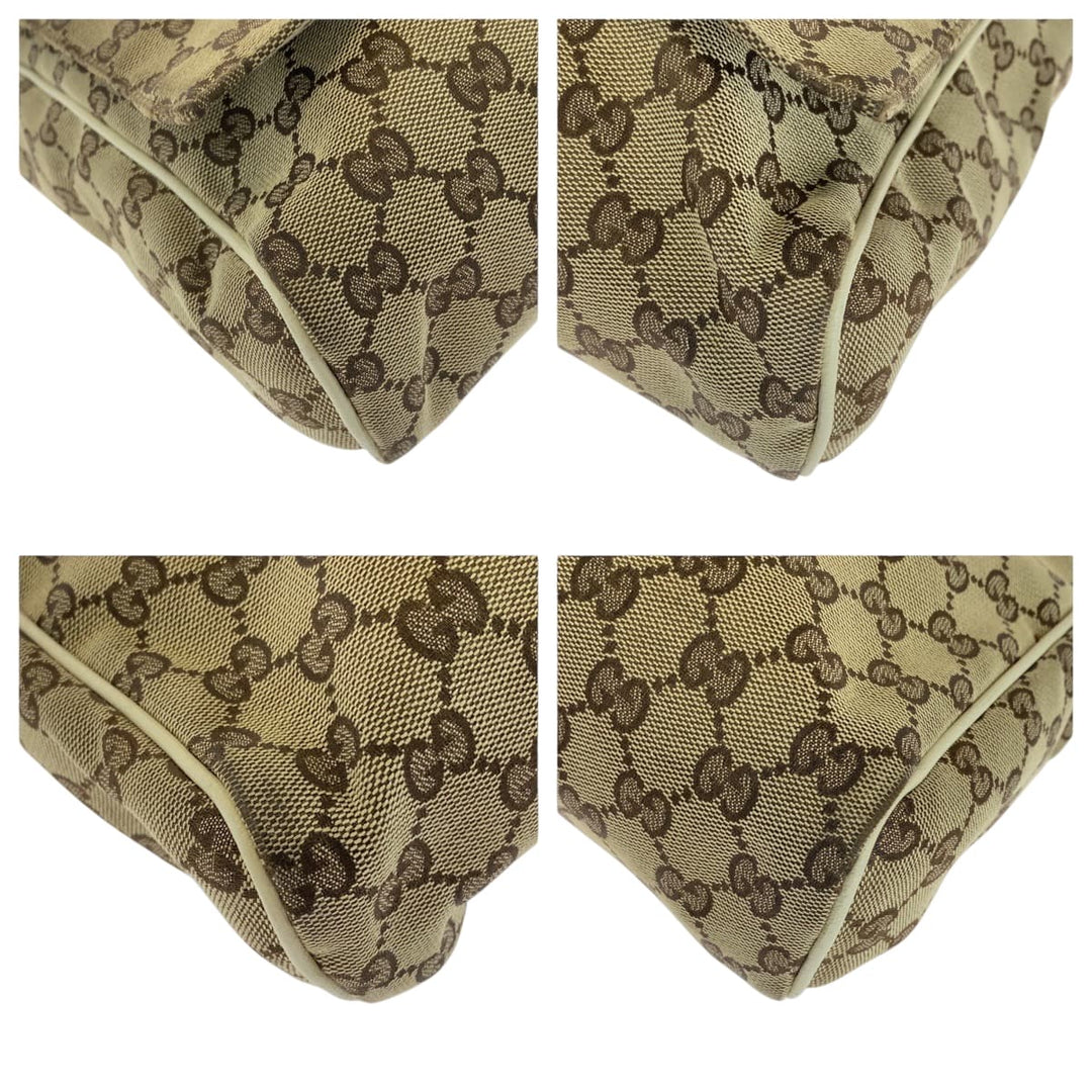 GUCCI Shoulder Bag 146236 GG canvas Beige Ivory SilverMetal Shoulder Bag Messenger bag Women(Unisex) Used Authentic