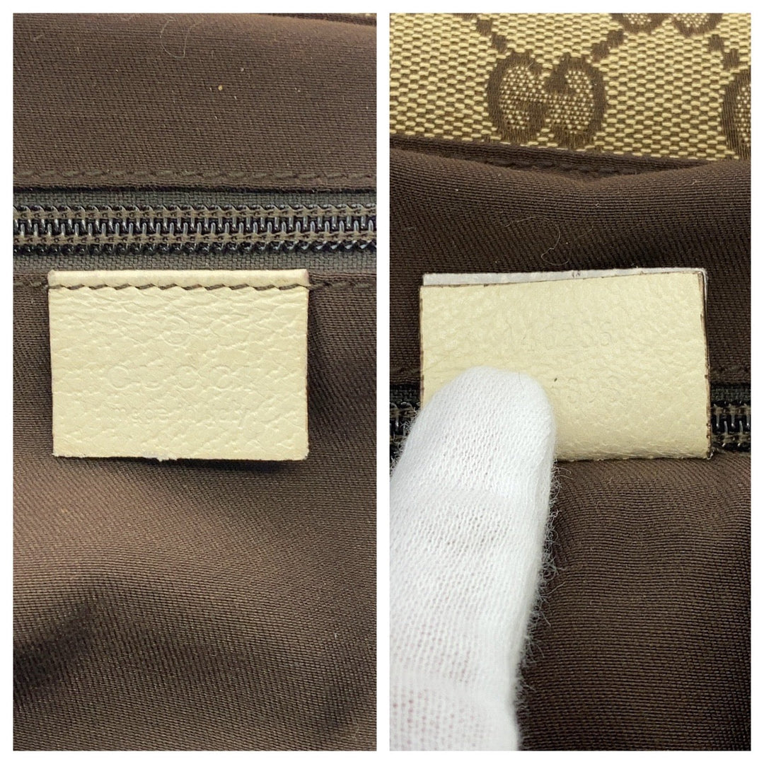 GUCCI Shoulder Bag 146236 GG canvas Beige Ivory SilverMetal Shoulder Bag Messenger bag Women(Unisex) Used Authentic