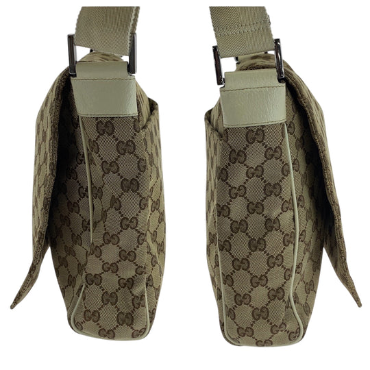 GUCCI Shoulder Bag 146236 GG canvas Beige Ivory SilverMetal Shoulder Bag Messenger bag Women(Unisex) Used Authentic