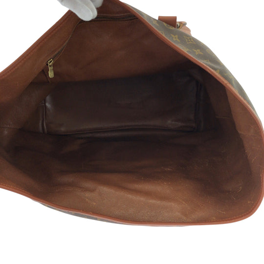 LOUIS VUITTON Tote Bag M42420 PVC Brown Gold Metal Tote Bag handbag Monogram Sack Weekend GM Women(Unisex) Used Authentic