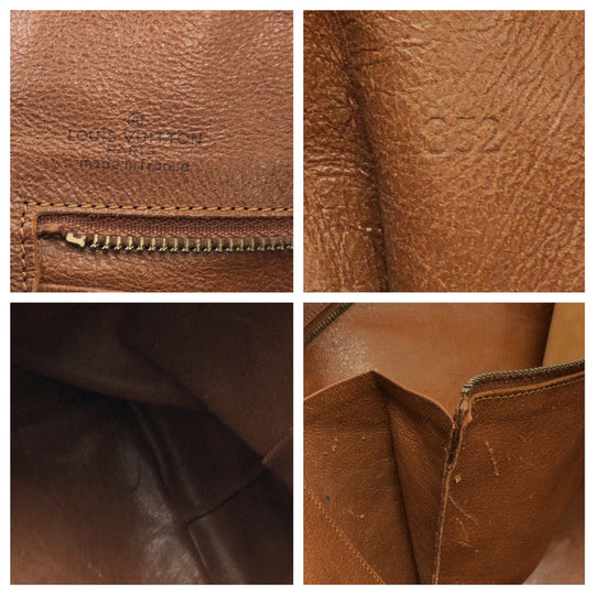 LOUIS VUITTON Tote Bag M42420 PVC Brown Gold Metal Tote Bag handbag Monogram Sack Weekend GM Women(Unisex) Used Authentic