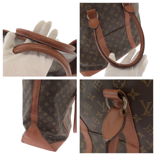 LOUIS VUITTON Tote Bag M42420 PVC Brown Gold Metal Tote Bag handbag Monogram Sack Weekend GM Women(Unisex) Used Authentic