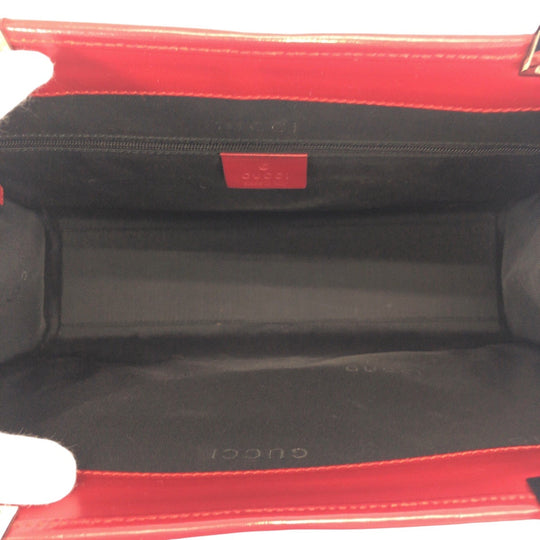 GUCCI Shoulder Bag 002 1073 GG canvas, leather Red Silver Metal Shoulder Bag handbag Jackie Women Used Authentic