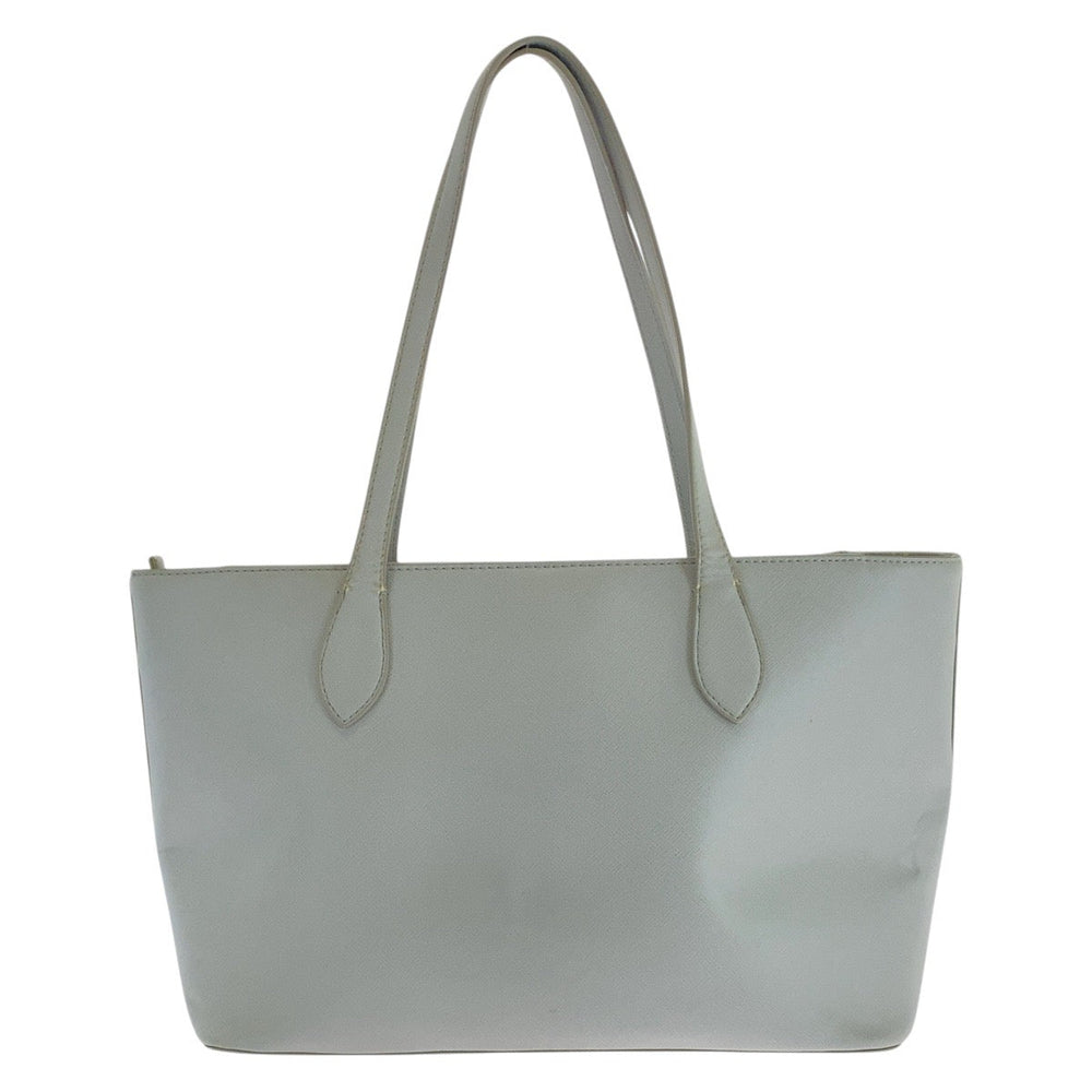 Samantha Vega Tote Bag leather Grey GoldMetal Tote Bag Shoulder Bag Women Used Authentic