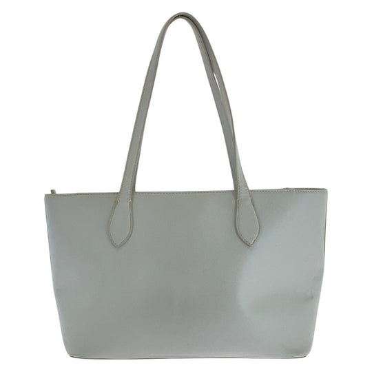 Samantha Vega Tote Bag leather Grey GoldMetal Tote Bag Shoulder Bag Women Used Authentic