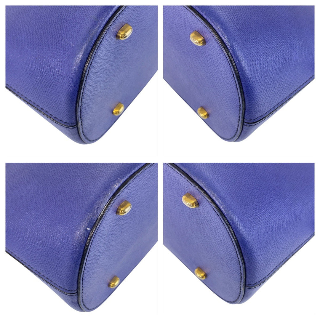 CELINE Handbag M95 leather blue