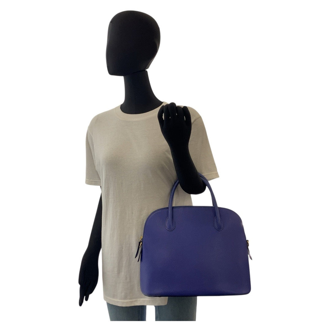 CELINE Handbag M95 leather blue
