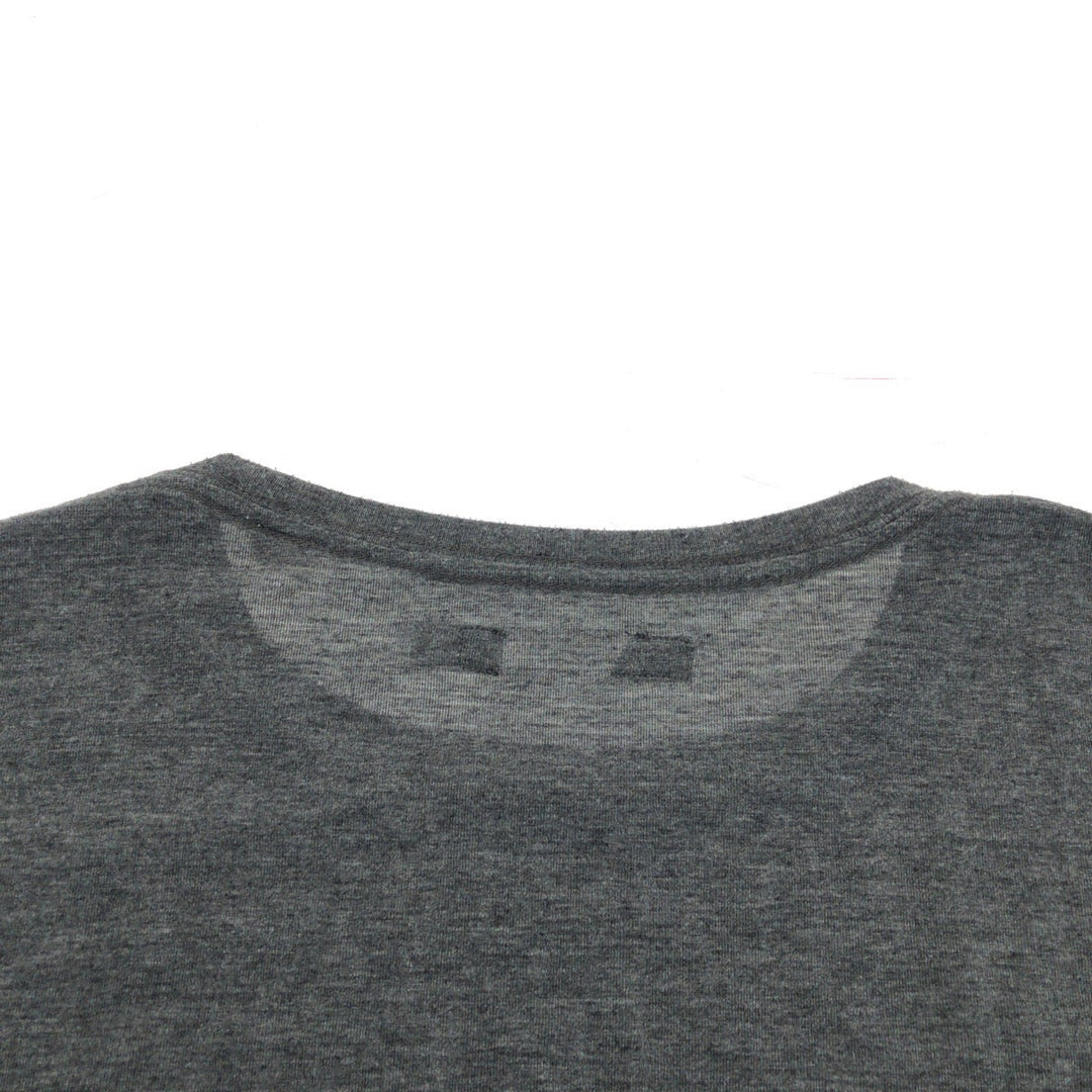 DIESEL Short sleeve T-shirt cotton Gray black Short-sleeved T-shirt cut-and-sew mens S Used Authentic