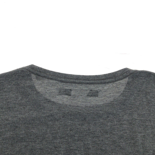 DIESEL Short sleeve T-shirt cotton Gray black Short-sleeved T-shirt cut-and-sew mens S Used Authentic