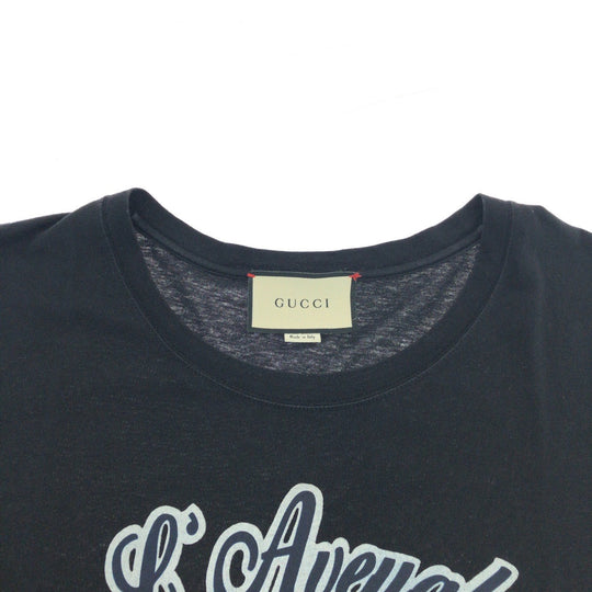 GUCCI Short sleeve T-shirt 430813-X5M72 cotton multicolor 17Stainless Steel Tiger Embroidery L