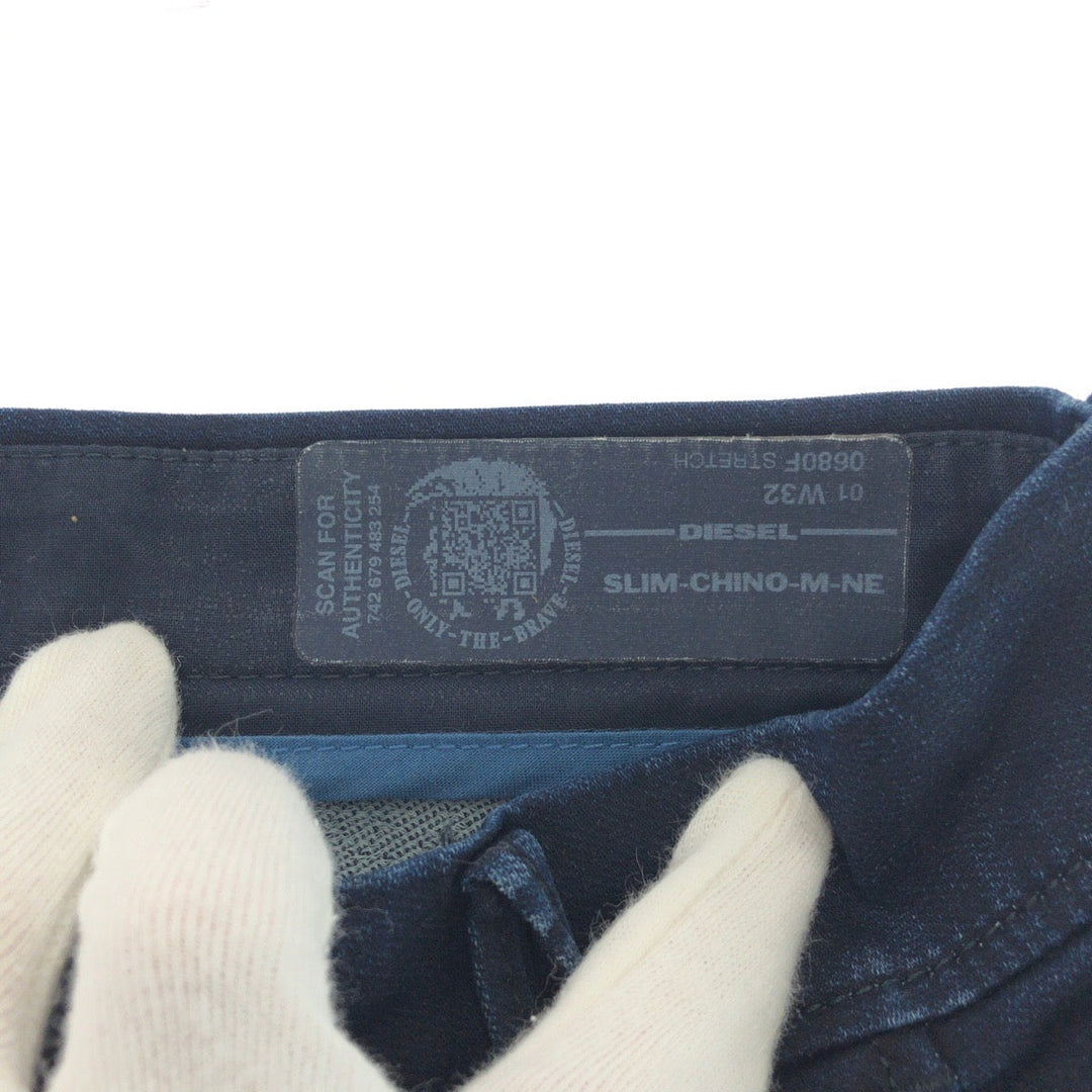 DIESEL Denim pants Cotton denim Denim BlackMetal Denim pants mens 32 Used Authentic
