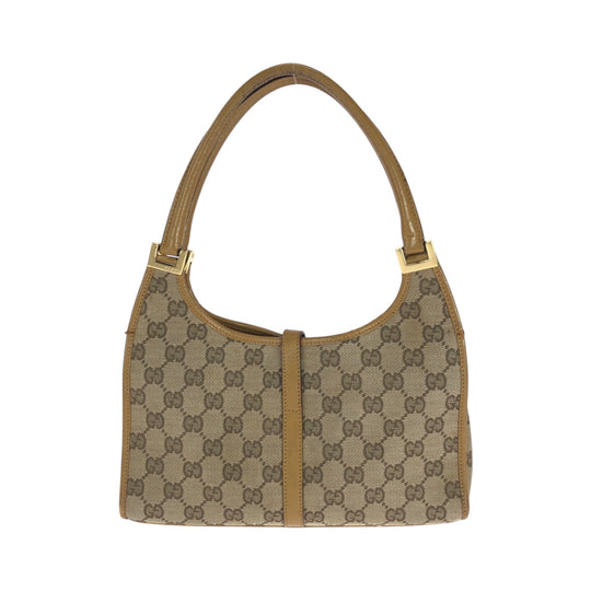 GUCCI Shoulder Bag 002 1068 GG canvas beige Jackie