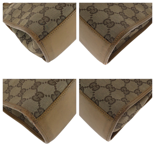 GUCCI Shoulder Bag 002 1068 GG canvas beige Jackie